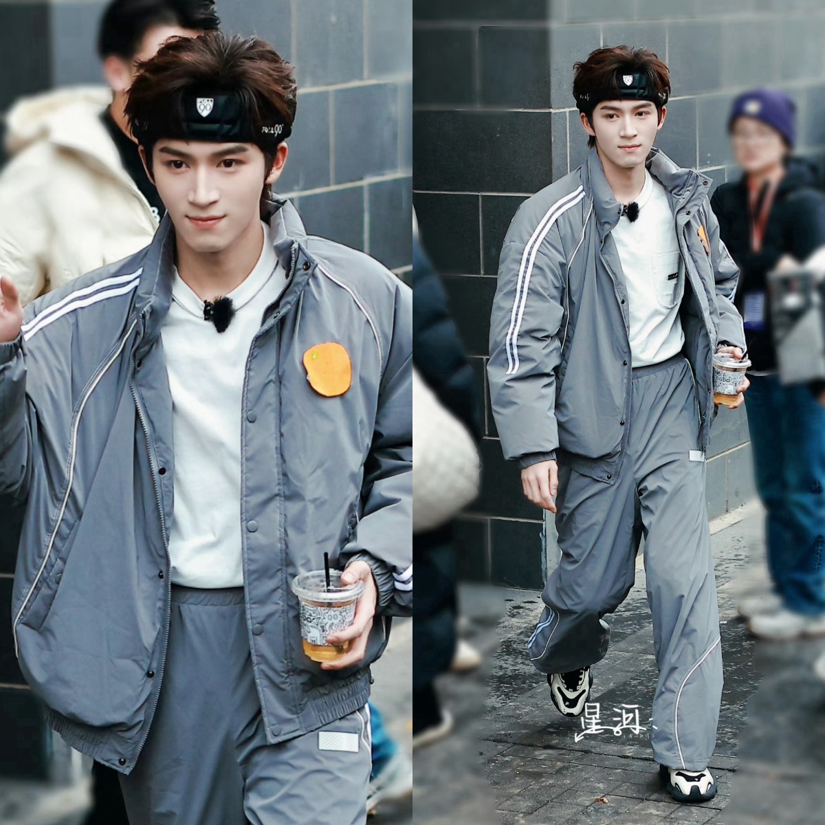 Vương Tinh Việt ghi hình cho chương trình 'Toàn Viên Gia Tốc'.