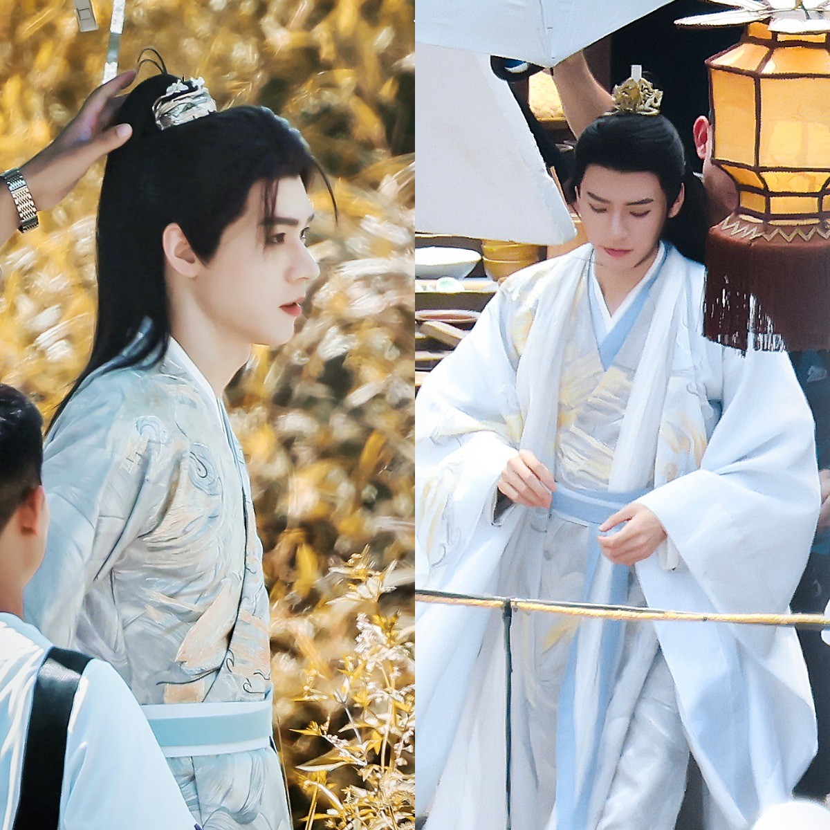 Cung Tuấn trên phim trường 'Hồ Yêu Tiểu Hồng Nương: Nguyệt Hồng'.