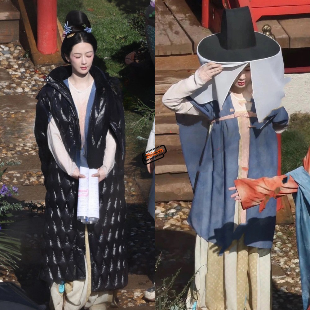 Tạo hình mới của Dương Tử trong dự án ''Quốc Sắc Phương Hoa'' đang quay.