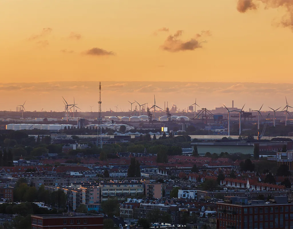 Khu công nghiệp của Amsterdam. Ảnh: Alamy