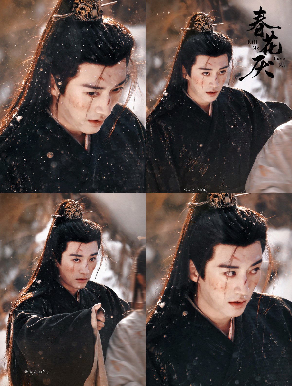 Hình leak đẹp như poster chính thức của Lưu Học Nghĩa trên phim trường 'Xuân Hoa Yếm'.