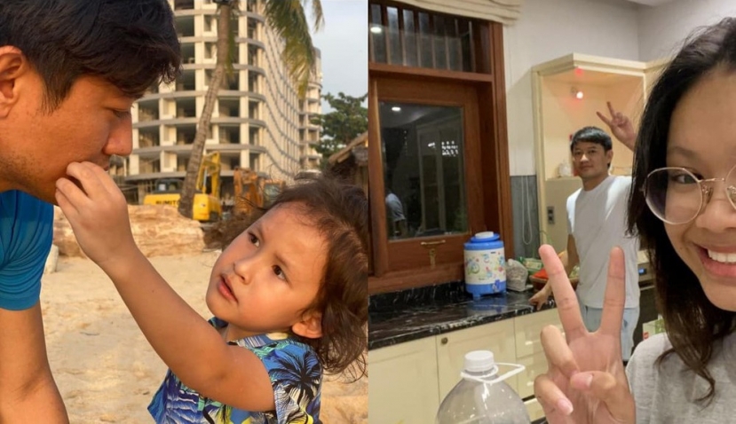 Nam diễn viên thân thiết với con riêng của vợ Nam diễn viên thân thiết với con riêng của vợ