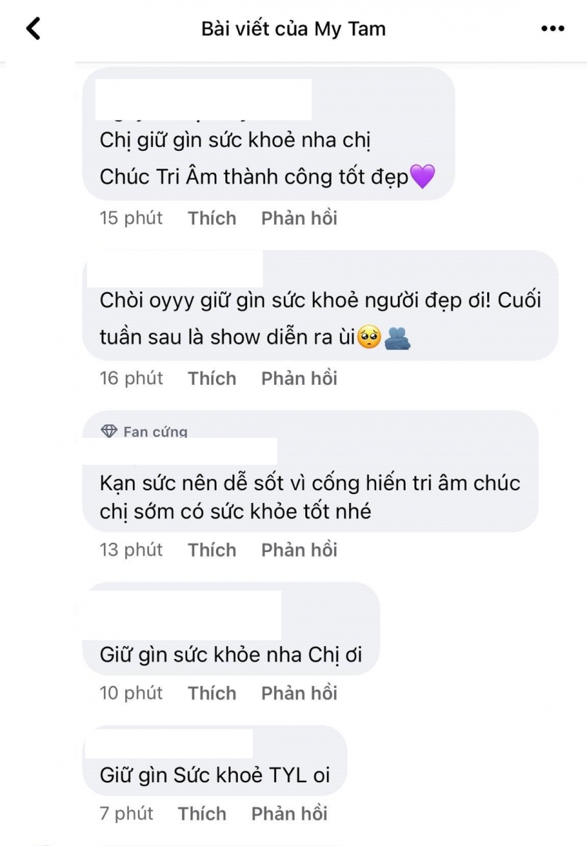 Mỹ Tâm gặp vấn đề sức khỏe trước thềm Tri Âm khiến fan lo lắng - Ảnh 1 Mỹ Tâm gặp vấn đề sức khỏe trước thềm Tri Âm khiến fan lo lắng - Ảnh 1