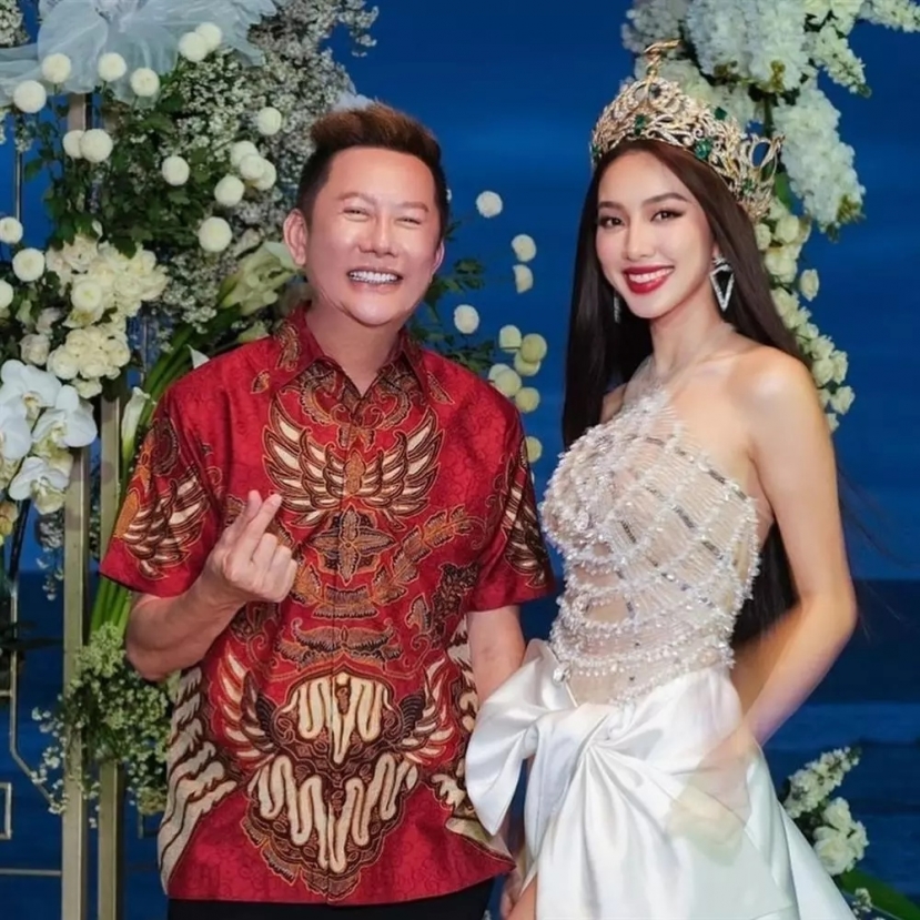 Thùy Tiên từng là gà cưng của ông Nawat. Ảnh internet Thùy Tiên từng là gà cưng của ông Nawat. Ảnh internet
