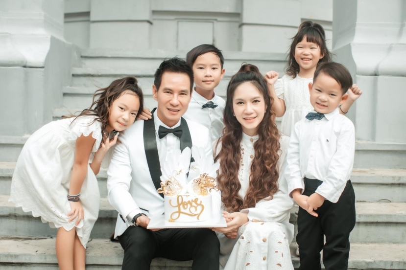 Gia đình hạnh phúc của Lý Hải - Minh Hà. Ảnh internet Gia đình hạnh phúc của Lý Hải - Minh Hà. Ảnh internet