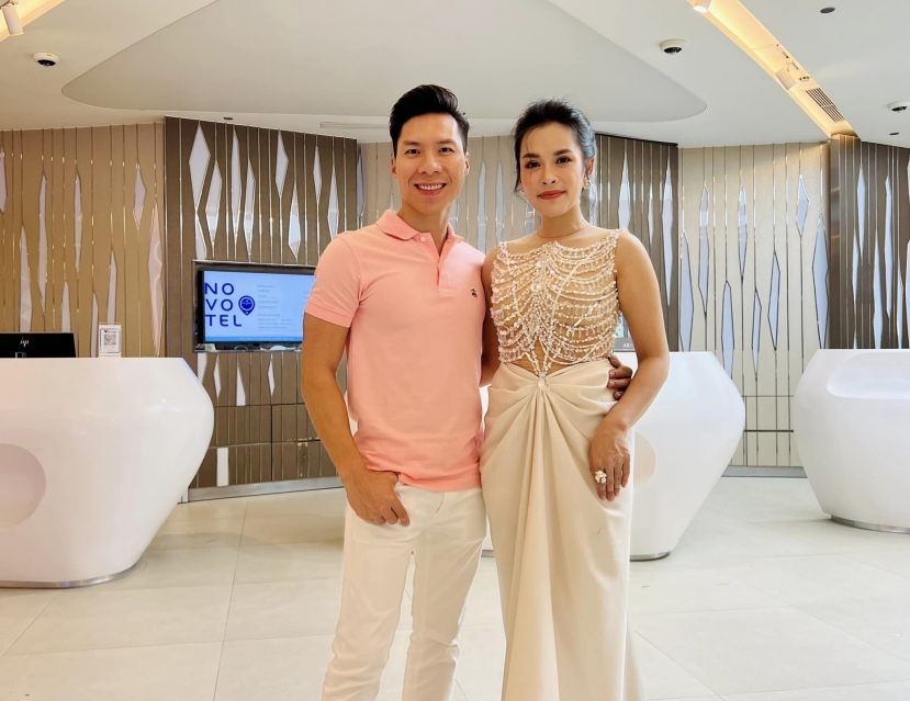 Quốc Nghiệp luôn đồng hành cùng O Sen Ngọc Mai. Ảnh internet Quốc Nghiệp luôn đồng hành cùng O Sen Ngọc Mai. Ảnh internet