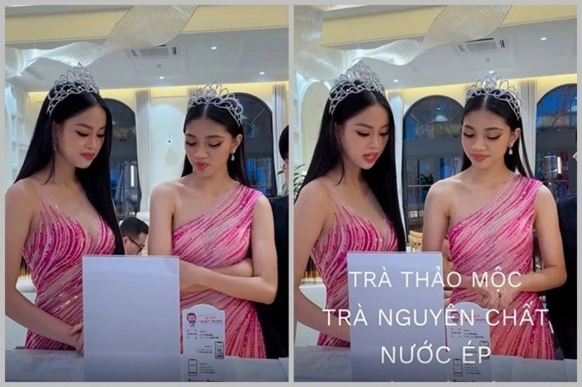Trước đó, Á hậu Đào Hiền và Minh Kiên vui vẻ đi chơi cùng nhau khi Hoa hậu Ý Nhi vạ miệng phát ngôn gây tranh cãi về trà sữa. Ảnh internet Trước đó, Á hậu Đào Hiền và Minh Kiên vui vẻ đi chơi cùng nhau khi Hoa hậu Ý Nhi vạ miệng phát ngôn gây tranh cãi về trà sữa. Ảnh internet
