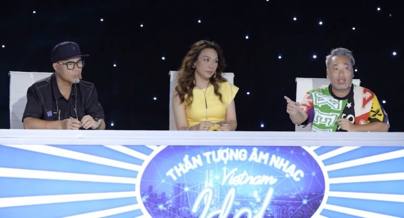 Bộ ba giám khảo Vietnam Idol 2023. Ảnh internet