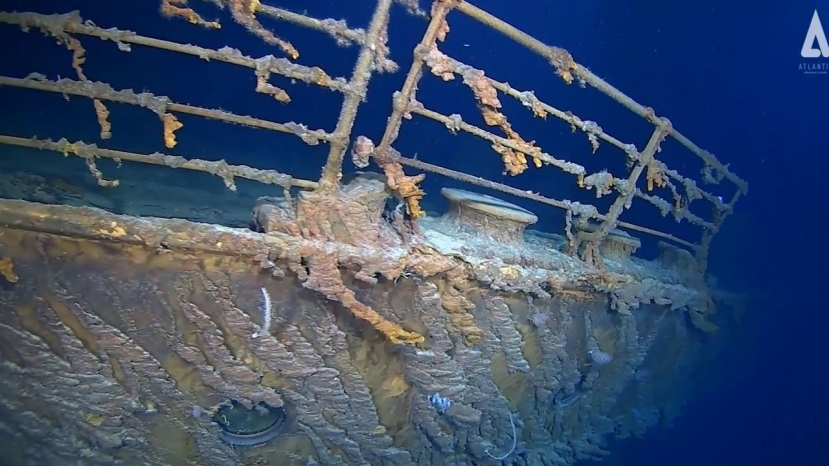 Những người đầu tiên lặn xuống tàu Titanic sau gần 15 năm cho biết một số xác tàu đang xuống cấp nhanh chóng. Ảnh: BBC/Atlantic Productions Những người đầu tiên lặn xuống tàu Titanic sau gần 15 năm cho biết một số xác tàu đang xuống cấp nhanh chóng. Ảnh: BBC/Atlantic Productions