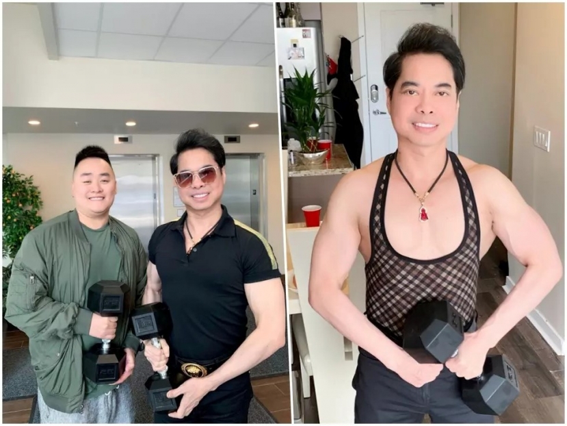 Ngọc Sơn rất chăm chỉ luyện tập thể dục thể thao để giữ sức khỏe cũng như cải thiện hình thể của mình. Ảnh: FBNV Ngọc Sơn rất chăm chỉ luyện tập thể dục thể thao để giữ sức khỏe cũng như cải thiện hình thể của mình. Ảnh: FBNV