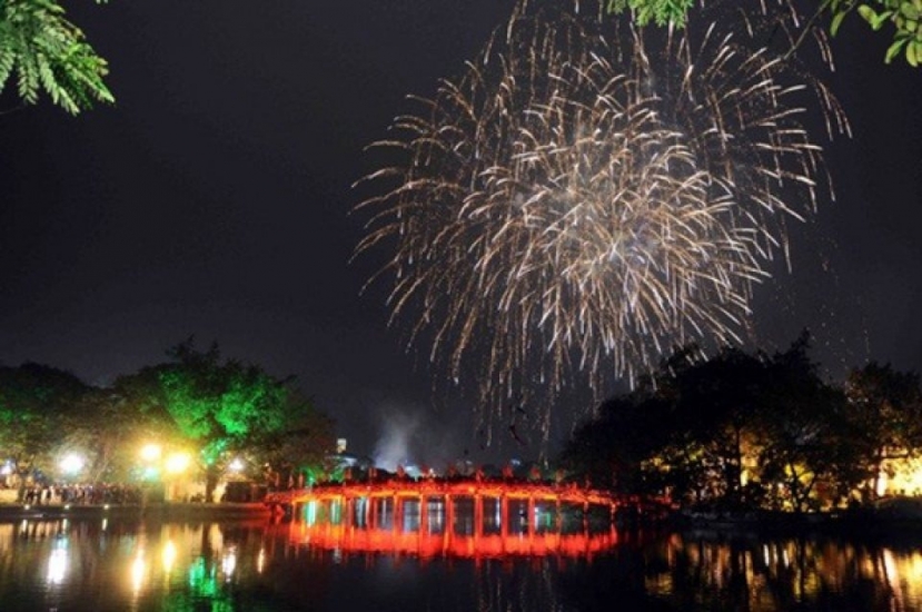 Hà Nội: Chi tiết 31 trận dịa pháo hoa đón Tết Nguyên đán Quý Mão 2023. Ảnh: Internet Hà Nội: Chi tiết 31 trận dịa pháo hoa đón Tết Nguyên đán Quý Mão 2023. Ảnh: Internet