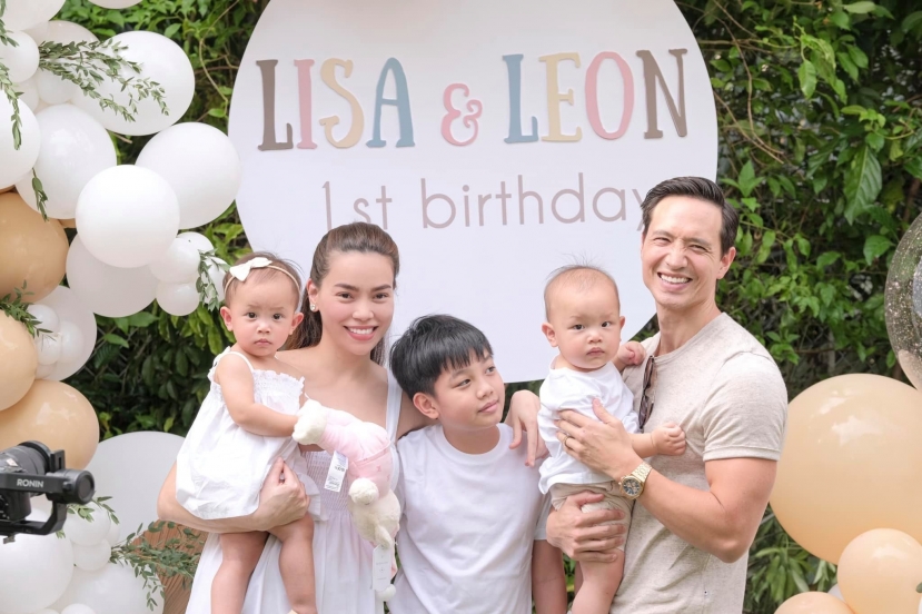 Gia đình hạnh phúc của Kim Lý và Hồ Ngọc Hà. Ảnh: FBNV Gia đình hạnh phúc của Kim Lý và Hồ Ngọc Hà. Ảnh: FBNV