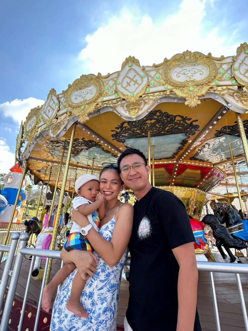 Mâu Thủy đang có cuộc sống viên mãn, hạnh phúc. Ảnh: FBNV Mâu Thủy đang có cuộc sống viên mãn, hạnh phúc. Ảnh: FBNV