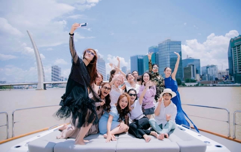 Vân Hugo đang góp mặt trong chương trình Chị Đẹp Đạp Gió Rẽ Sóng. Ảnh: Internet Vân Hugo đang góp mặt trong chương trình Chị Đẹp Đạp Gió Rẽ Sóng. Ảnh: Internet