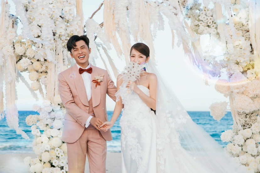 Puka và Gin Tuấn Kiệt vừa tổ chức hôn lễ. Ảnh: Internet Puka và Gin Tuấn Kiệt vừa tổ chức hôn lễ. Ảnh: Internet
