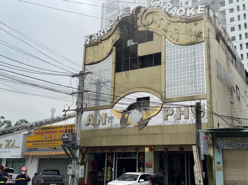 Khởi tố vụ cháy quán Karaoke tại Bình Dương. Ảnh: Internet Khởi tố vụ cháy quán Karaoke tại Bình Dương. Ảnh: Internet