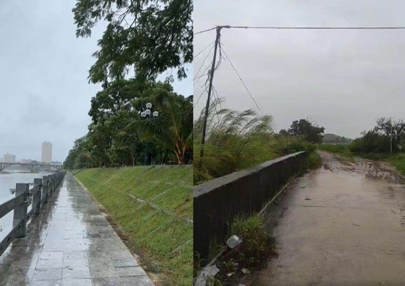 So với dự báo chiều qua, hướng đi, cường độ bão Talim thay đổi một chút. Tâm bão sượt qua thành phố Móng Cái (Quảng Ninh), phạm vi gây mưa vì thế cũng thu hẹp hơn. So với dự báo chiều qua, hướng đi, cường độ bão Talim thay đổi một chút. Tâm bão sượt qua thành phố Móng Cái (Quảng Ninh), phạm vi gây mưa vì thế cũng thu hẹp hơn.