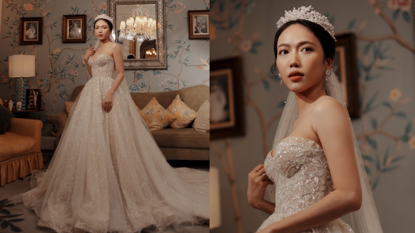 Diệu Nhi xinh đẹp khi khoác lên mình bộ váy cưới (Ảnh: Internet) Diệu Nhi xinh đẹp khi khoác lên mình bộ váy cưới (Ảnh: Internet)