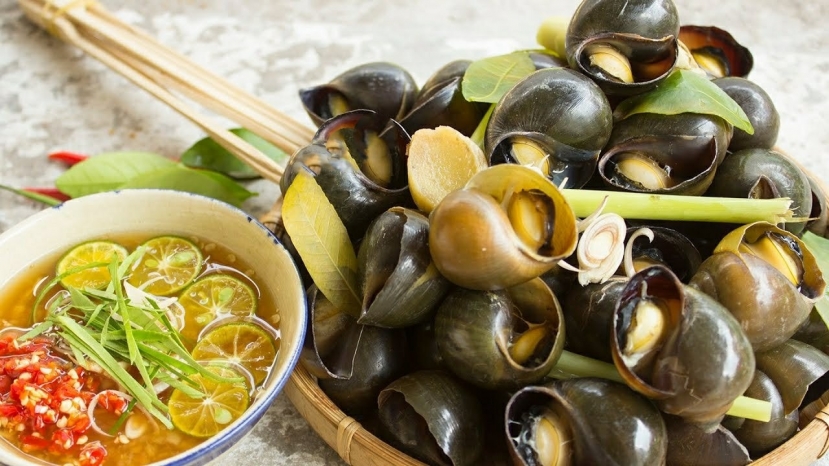 Món ốc luộc Món ốc luộc