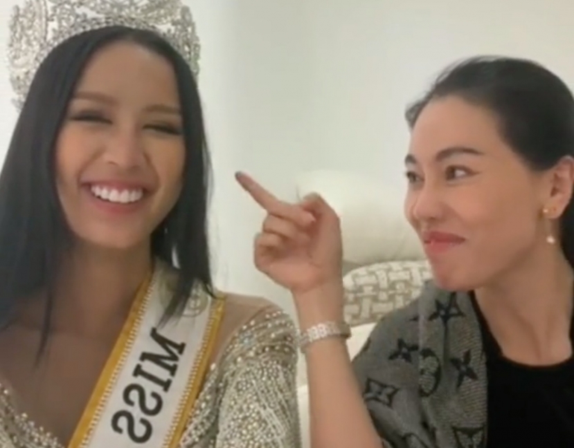 Cuộc trò chuyện của Bảo Ngọc cùng 'bà trùm Hoa hậu' Phạm Kim Dung (Ảnh: internet) Cuộc trò chuyện của Bảo Ngọc cùng 'bà trùm Hoa hậu' Phạm Kim Dung (Ảnh: internet)