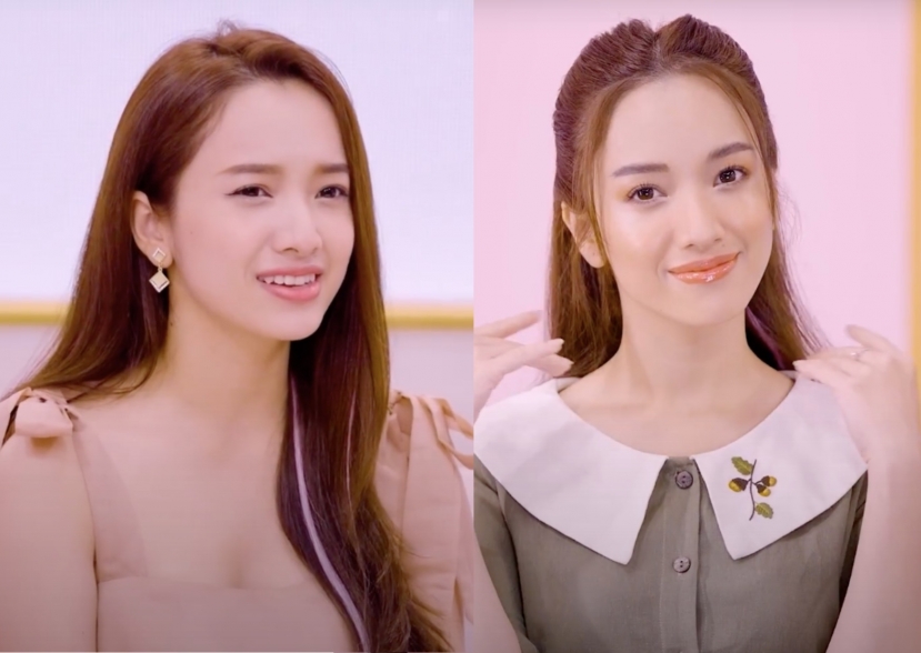 Diện mạo của Gia Linh trước và sau khi được Nam Trung trang điểm (Ảnh: BTC) Diện mạo của Gia Linh trước và sau khi được Nam Trung trang điểm (Ảnh: BTC)