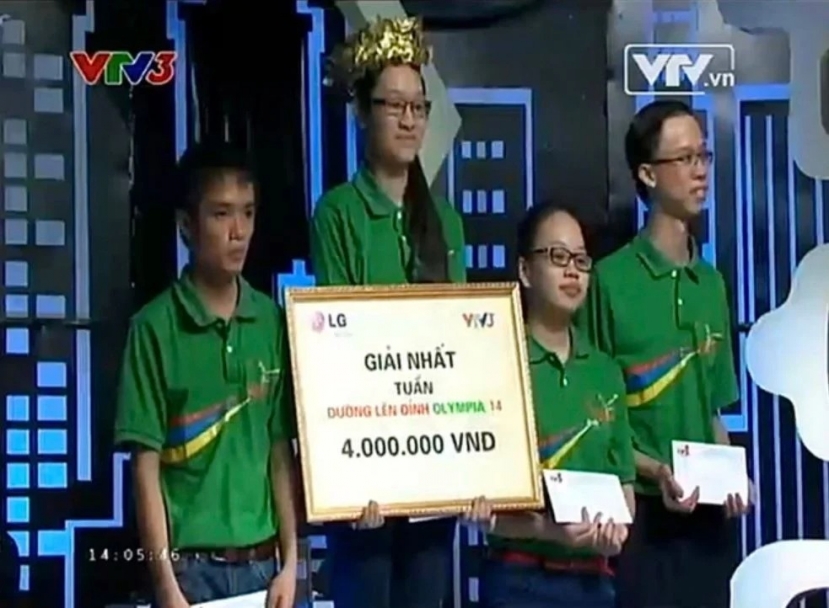 Thúy Hiền giành giải Nhất tuần trong chương trình Đường lên đỉnh Olympia (Ảnh: Chụp màn hình) Thúy Hiền giành giải Nhất tuần trong chương trình Đường lên đỉnh Olympia (Ảnh: Chụp màn hình)