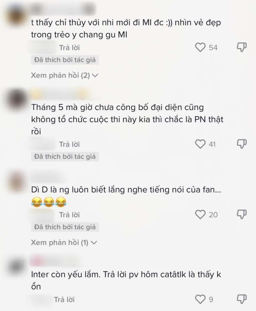CDM để lại bình luận khi hay tin Phương Nhi sắp được dự thi quốc tế (Ảnh: Chụp màn hình) CDM để lại bình luận khi hay tin Phương Nhi sắp được dự thi quốc tế (Ảnh: Chụp màn hình)