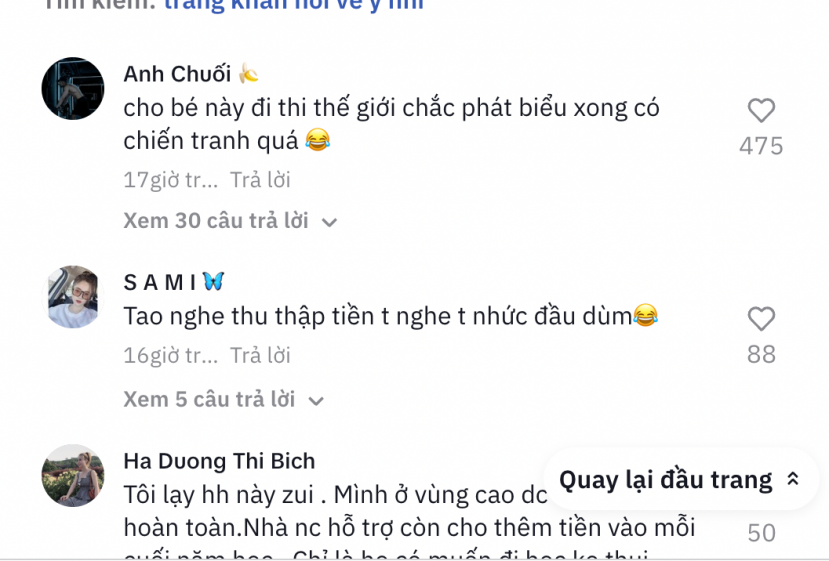 CDM để lại bình luận xoay quanh quan điểm của Trang Trần. Ảnh; Chụp màn hình CDM để lại bình luận xoay quanh quan điểm của Trang Trần. Ảnh; Chụp màn hình