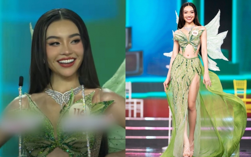 Khoảnh khắc hớ hênh của 1 thí sinh tại Chung khảo Miss Grand Vietnam 2023 - Ảnh 1 Khoảnh khắc hớ hênh của 1 thí sinh tại Chung khảo Miss Grand Vietnam 2023 - Ảnh 1
