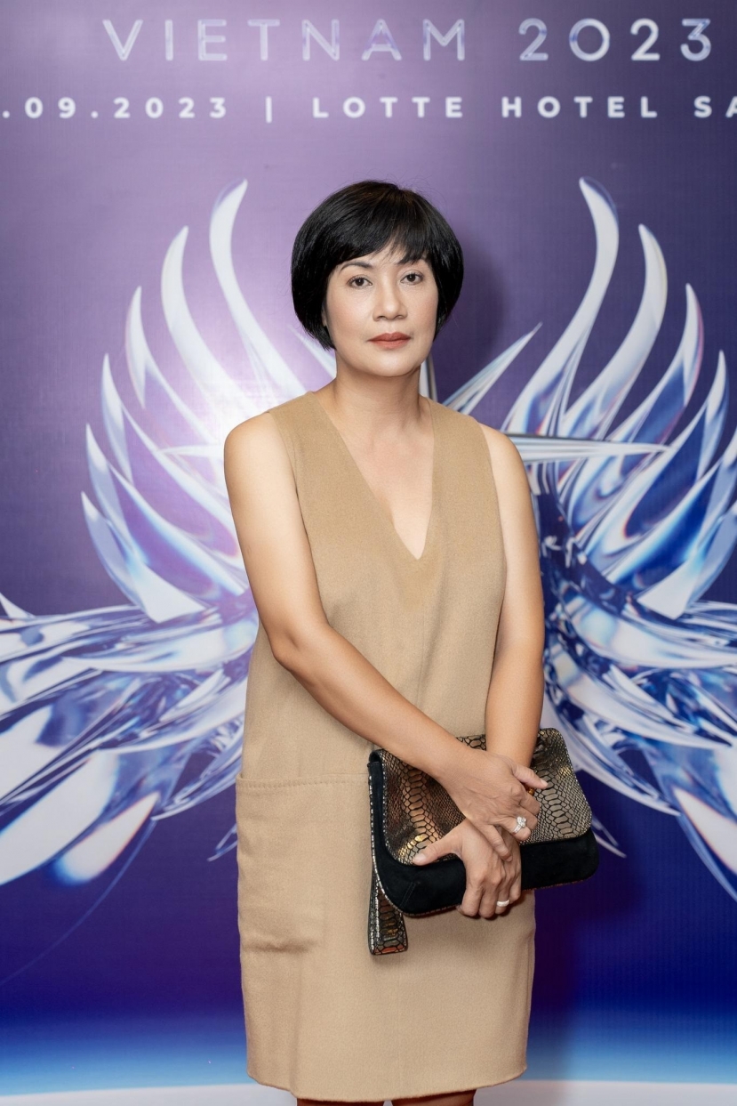 Bà Thuý Nga - Trưởng BTC Miss Universe Vietnam 2023. Ảnh: BTC Bà Thuý Nga - Trưởng BTC Miss Universe Vietnam 2023. Ảnh: BTC