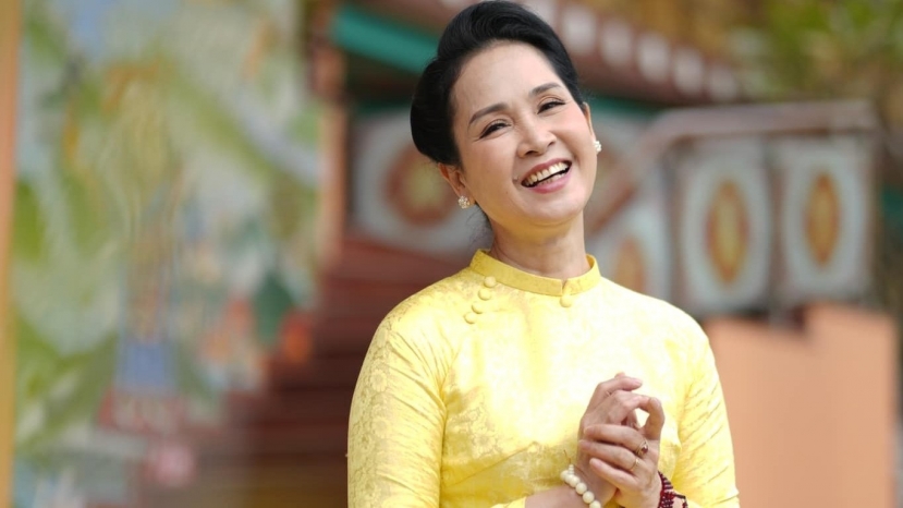 NSND Lan Hương cho biết, hiện tại giữa mình và ông xã đang yên ấm và hạnh phúc. Ảnh: FBNV NSND Lan Hương cho biết, hiện tại giữa mình và ông xã đang yên ấm và hạnh phúc. Ảnh: FBNV