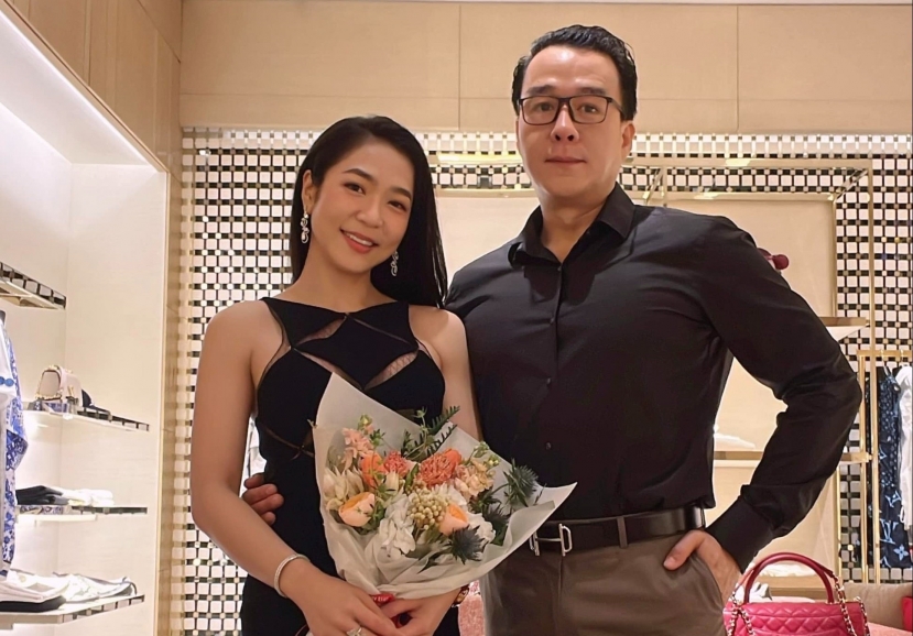 Vua cá Koi - Hà Thanh Xuân thuở còn mặn nồng. Ảnh: FBNV Vua cá Koi - Hà Thanh Xuân thuở còn mặn nồng. Ảnh: FBNV