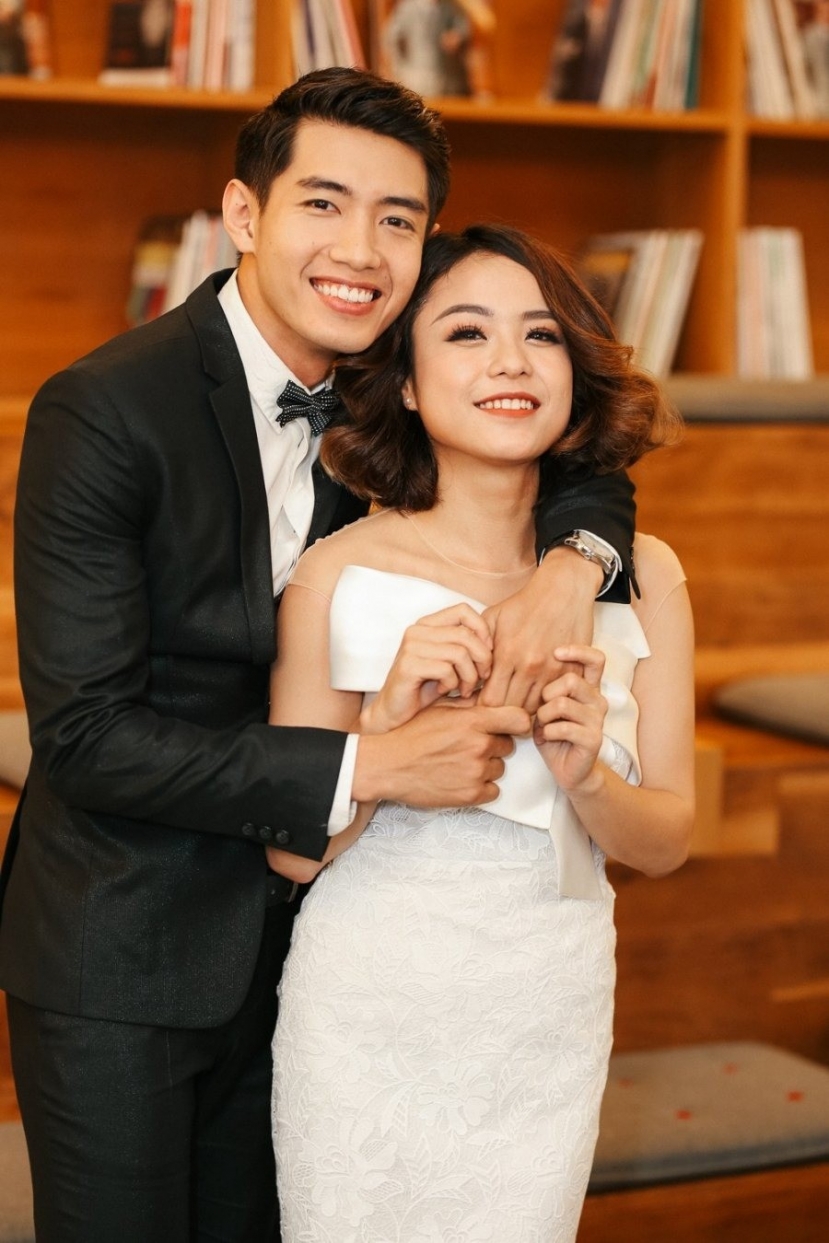 Thái Trinh - Quang Đăng từng là cặp đôi ngọt ngào, hạnh phúc. Ảnh: FBNV Thái Trinh - Quang Đăng từng là cặp đôi ngọt ngào, hạnh phúc. Ảnh: FBNV