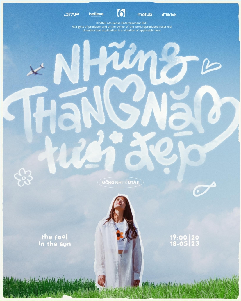 Đông Nhi phát hành MV 'Những tháng năm tươi đẹp' vào ngày 18/5, trước khi Diệu Nhi tung clip 1 ngày. Ảnh: FB Đông Nhi. Đông Nhi phát hành MV 'Những tháng năm tươi đẹp' vào ngày 18/5, trước khi Diệu Nhi tung clip 1 ngày. Ảnh: FB Đông Nhi.
