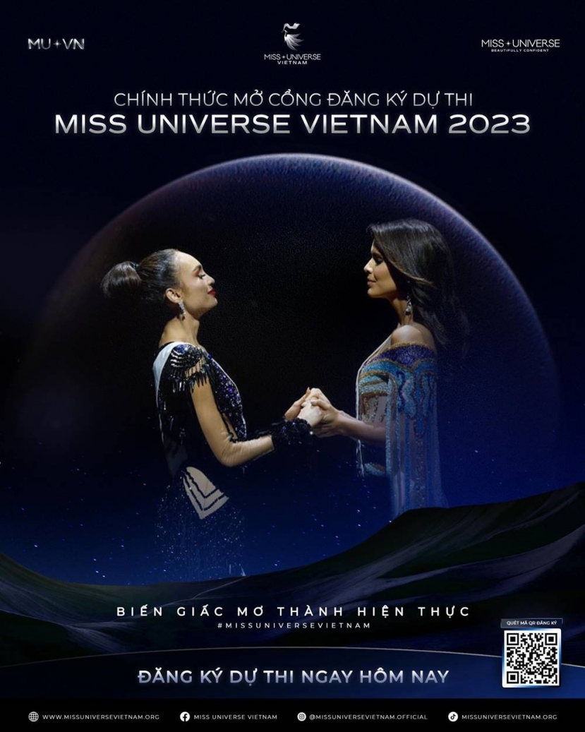 Miss Universe Vietnam 2023 đang trong giai đoạn tuyển sinh trong khi Miss Universe 2023 đã ấn định ngày chung kết. Ảnh: Miss Universe Vietnam. Miss Universe Vietnam 2023 đang trong giai đoạn tuyển sinh trong khi Miss Universe 2023 đã ấn định ngày chung kết. Ảnh: Miss Universe Vietnam.
