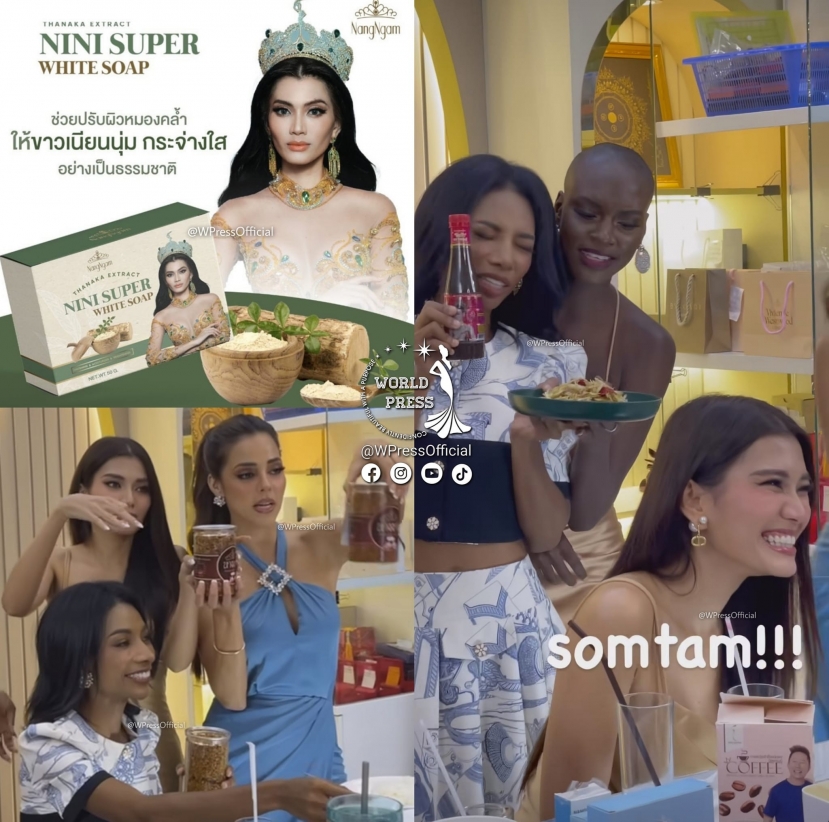 Các Hoa hậu, Á hậu Miss Grand International 2023 livestream bán khô gà, nước mắm... Các Hoa hậu, Á hậu Miss Grand International 2023 livestream bán khô gà, nước mắm...