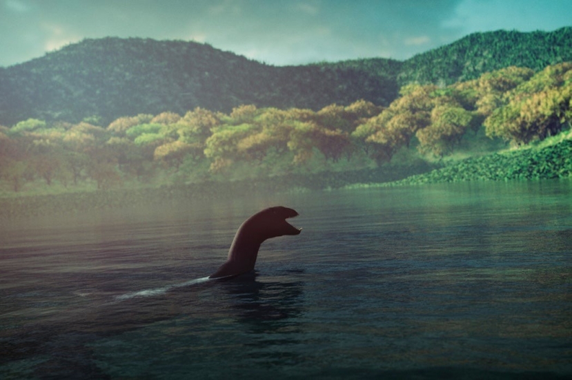 Hình ảnh minh họa quái vật hồ Loch Ness. Hình ảnh minh họa quái vật hồ Loch Ness.