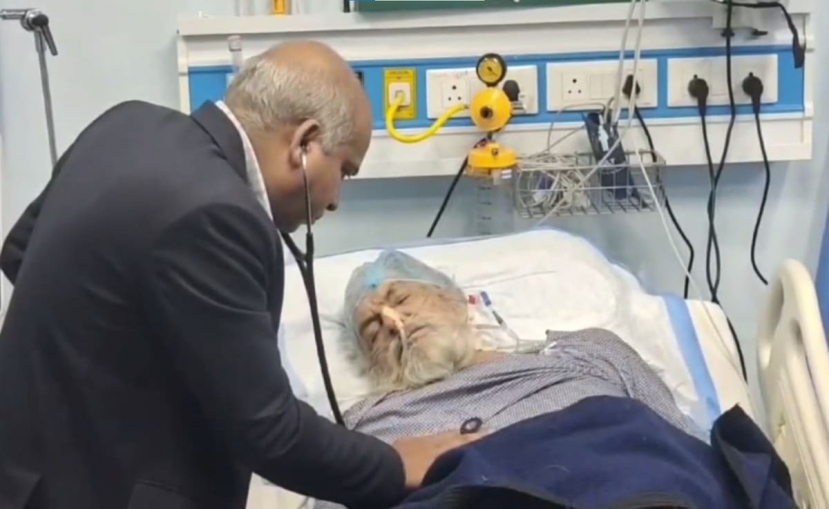 Bệnh nhân hiện đang được điều trị tại bệnh viện ở Karnal. Ảnh: NDTV. Bệnh nhân hiện đang được điều trị tại bệnh viện ở Karnal. Ảnh: NDTV.