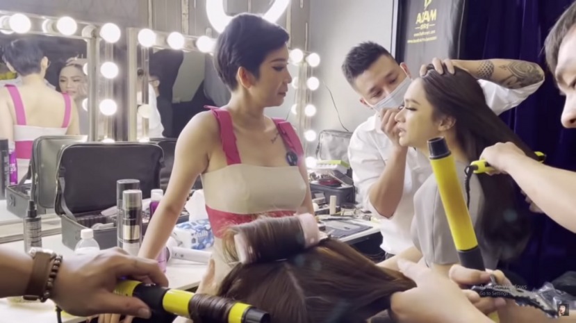 Hương Giang thừa nhận là người tạo ra tin đồn. Ảnh cắt từ clip. Hương Giang thừa nhận là người tạo ra tin đồn. Ảnh cắt từ clip.