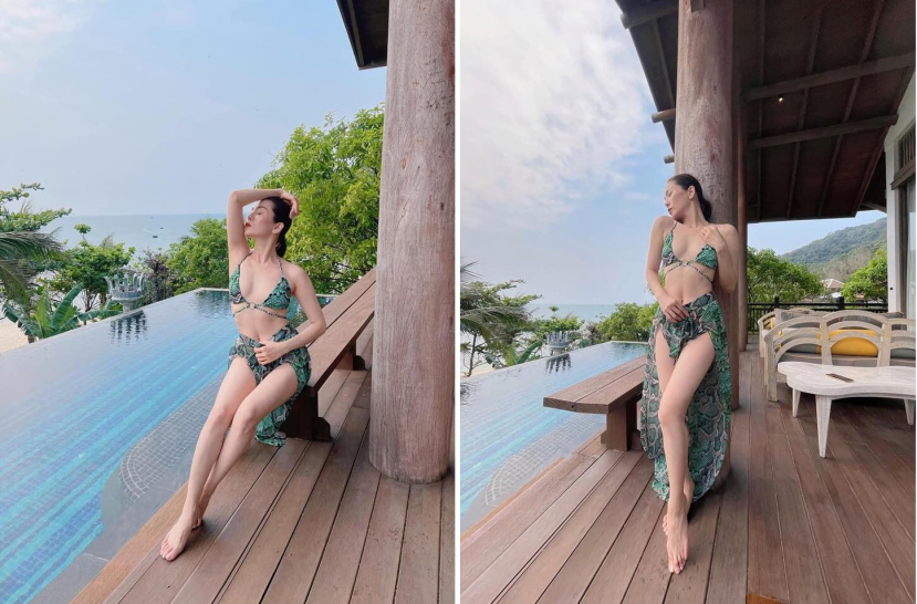 Dù ở U40 nhưng Lệ Quyên vẫn sở hữu thân hình khiến nhiều người ghen tỵ. Ảnh FBNV Dù ở U40 nhưng Lệ Quyên vẫn sở hữu thân hình khiến nhiều người ghen tỵ. Ảnh FBNV