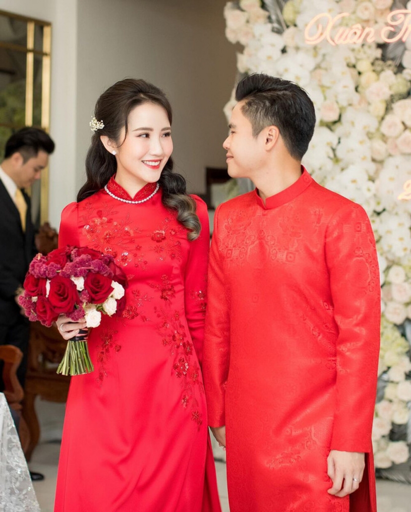 Phan Thành và Primmy Trương trong ngày thành hôn. Ảnh internet Phan Thành và Primmy Trương trong ngày thành hôn. Ảnh internet