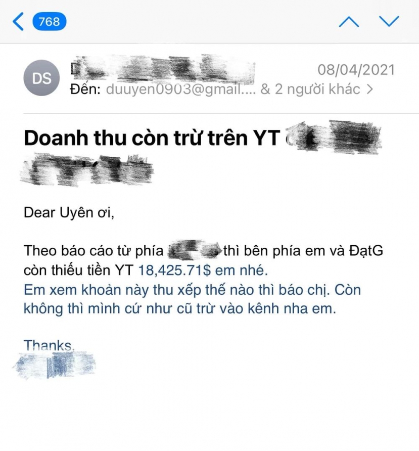 Hết tố Đạt G ra đi và để lại một đống nợ, Du Uyên lại vạch trần con người thật của tình cũ - Ảnh 4 Hết tố Đạt G ra đi và để lại một đống nợ, Du Uyên lại vạch trần con người thật của tình cũ - Ảnh 4