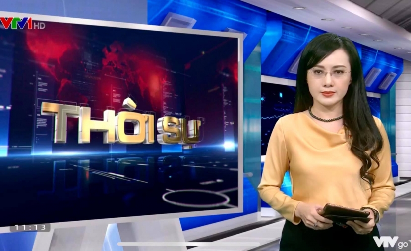 BTV Hoài Anh là gương mặt quen thuộc trên sóng truyền hình. Ảnh FBNV BTV Hoài Anh là gương mặt quen thuộc trên sóng truyền hình. Ảnh FBNV