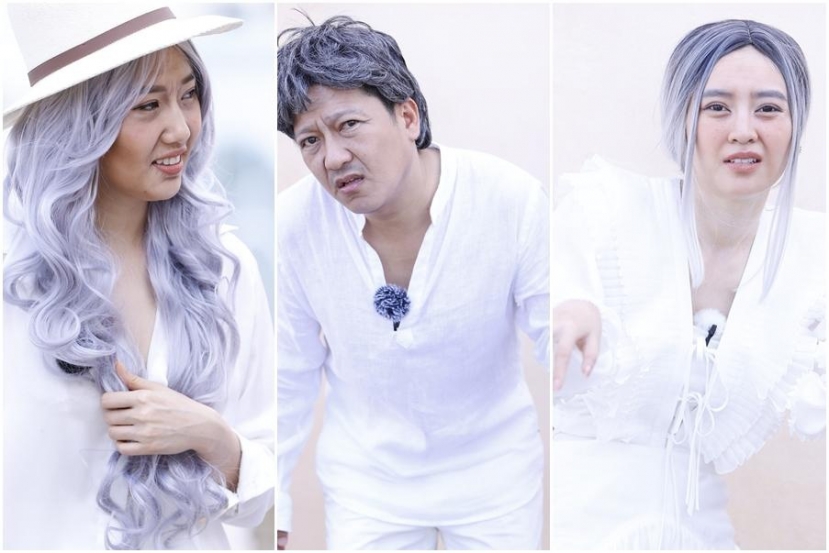 Ninh Dương Lan Ngọc cùng dàn cast Running man Vietnam xuất hiện với tạo hình khác lạ. Ninh Dương Lan Ngọc cùng dàn cast Running man Vietnam xuất hiện với tạo hình khác lạ.