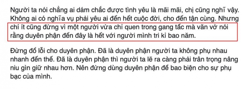 Những dòng chia sẻ đầy ẩn ý của hot mom- bạn thân Thiều Bảo Trâm. Ảnh: Facebook Những dòng chia sẻ đầy ẩn ý của hot mom- bạn thân Thiều Bảo Trâm. Ảnh: Facebook