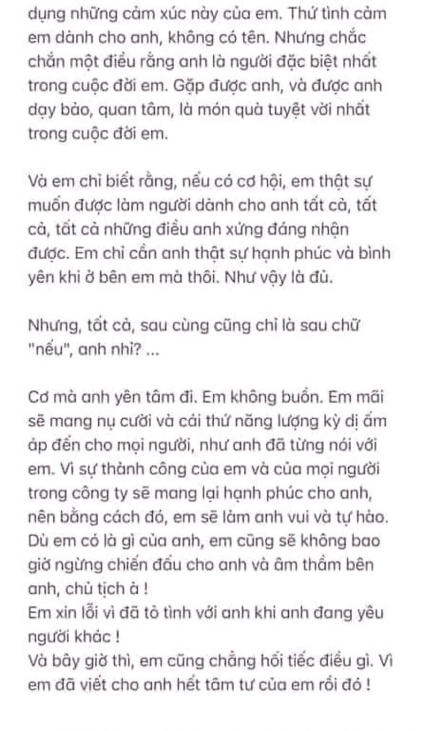 Lá thứ mùi mẫn được cho của Hải Tú gửi cho Sơn Tùng M-TP khiến dân tình dậy sóng. Ảnh: Facebook Lá thứ mùi mẫn được cho của Hải Tú gửi cho Sơn Tùng M-TP khiến dân tình dậy sóng. Ảnh: Facebook