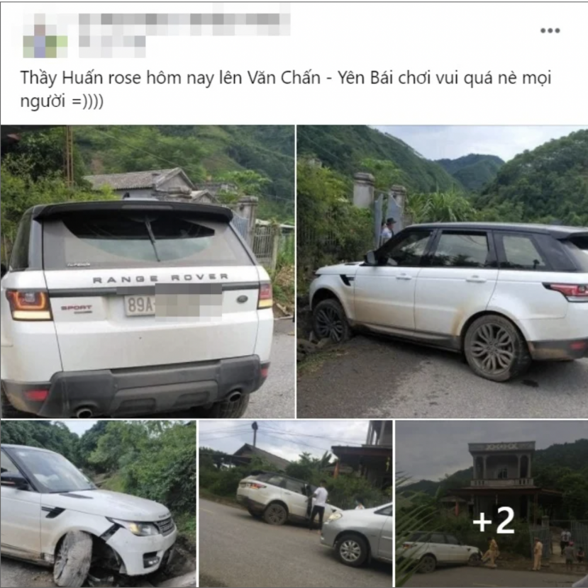 Hình ảnh chiếc xe được cho của Huấn Hoa Hồng. Ảnh: Facebook Hình ảnh chiếc xe được cho của Huấn Hoa Hồng. Ảnh: Facebook
