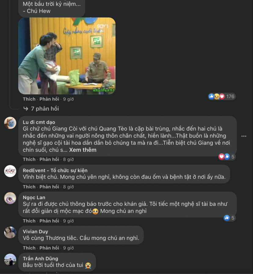 Cố NS Giang Còi từng là biểu tượng tuổi thơ của biết bao thế hệ. Ảnh: Facebook Cố NS Giang Còi từng là biểu tượng tuổi thơ của biết bao thế hệ. Ảnh: Facebook