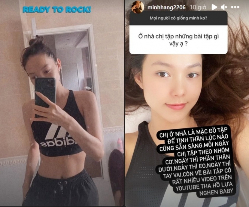Minh Hằng tiết lộ bí quyết giữ được sắc vóc đáng ngưỡng mộ. Ảnh: Facebook Minh Hằng tiết lộ bí quyết giữ được sắc vóc đáng ngưỡng mộ. Ảnh: Facebook