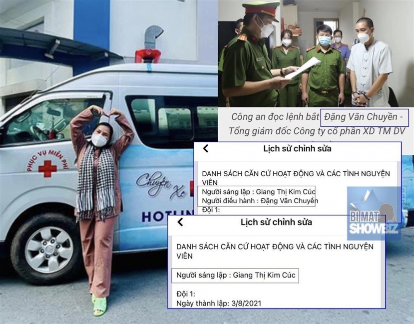 Các 'thánh soi' phát hiện Giang Kim Cúc đã xóa tên 'cộng sự' khỏi danh sách sau khi người này 'xộ khám'. Ảnh: Internet Các 'thánh soi' phát hiện Giang Kim Cúc đã xóa tên 'cộng sự' khỏi danh sách sau khi người này 'xộ khám'. Ảnh: Internet